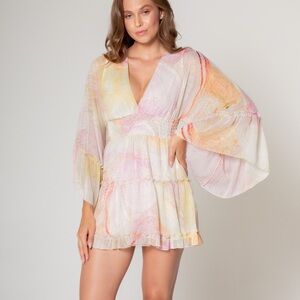 Pastel ombré boho pastel dress never worn